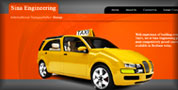 طراحی وب سایت شرکت سینا تاکسی